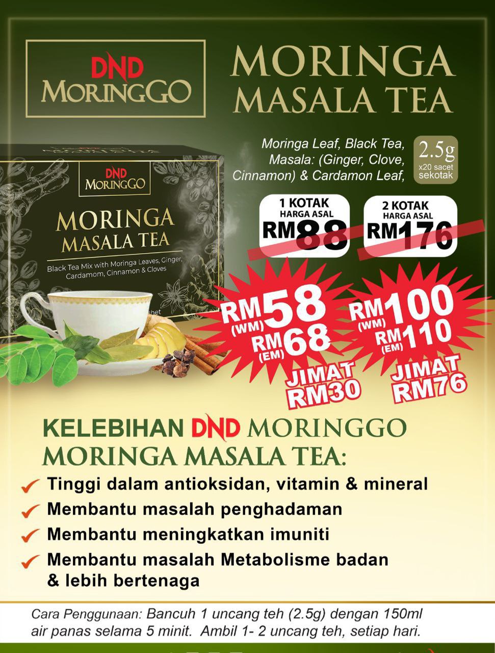 POSTER-DND-MORINGA-MASALA-TEA