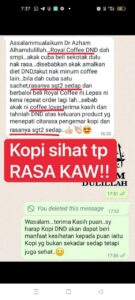 TESTIMONI ROYAL COFFEE