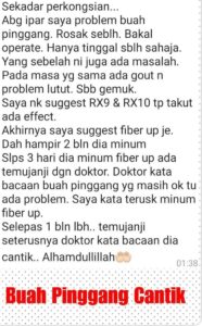 BACAAN BUAH PINGGANG CANTIK