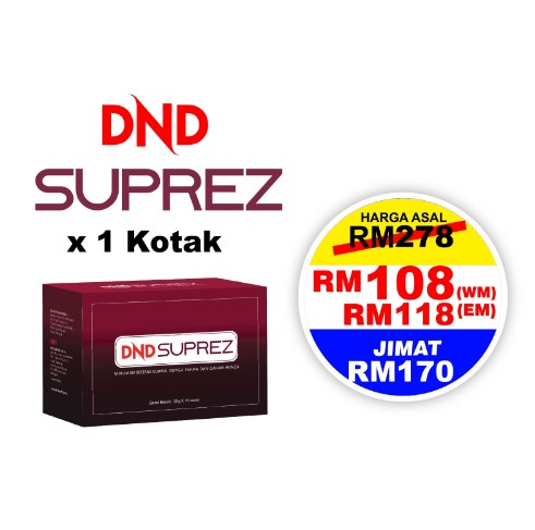 DND SUPREZ (15 SACHET X 20G) X 1 KOTAK