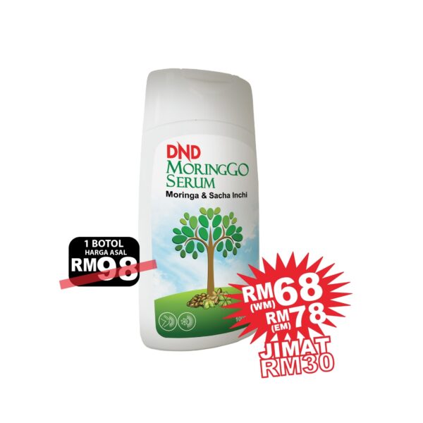 DND MORINGGO SERUM (MORINGA + SACHA INCHI OIL) 100g X 1 BTL