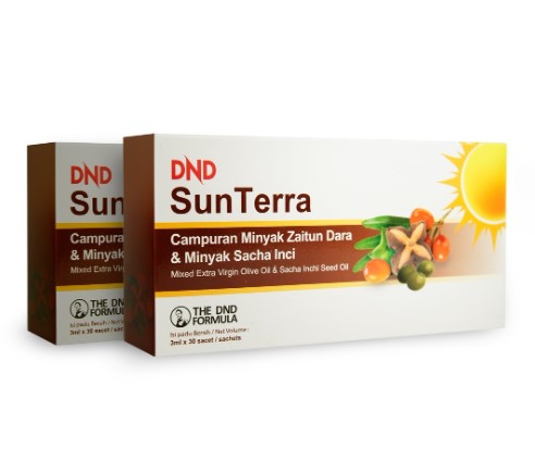 DND SUNTERRA (3ML X 30 SACHETS) X 2 KOTAK