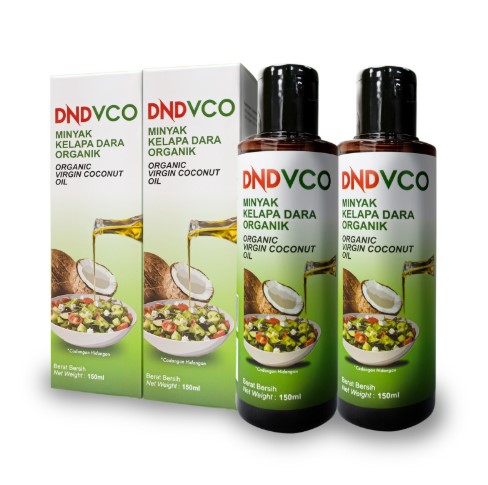 DND VCO (MINYAK KELAPA DARA ORGANIK) 150ML X 2 BOTOL