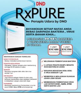 DND RXPURE PENAPIS UDARA BY DND