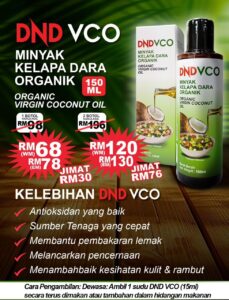 DND VCO (MINYAK KELAPA DARA ORGANIK)