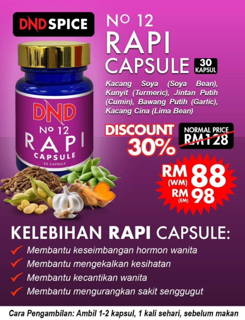 DND NO.12 RAPI CAPSULE - DND Health Wellness