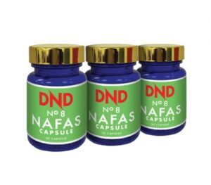 DND NO.8 NAFAS (30 CAP) X 3 BOTOL