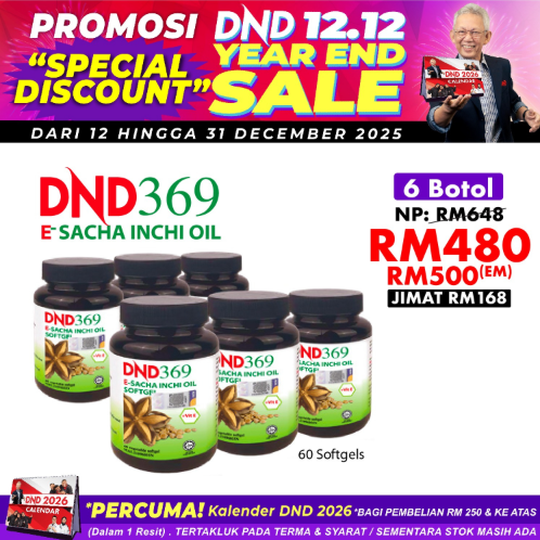 DND369 E-SIO (SIO + VITAMIN E) (60 SOFTGEL) X 6 BOTOL